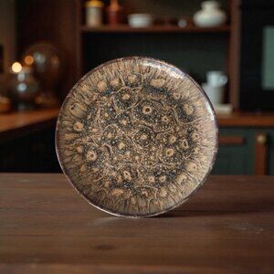 Pottery Barn Rustic Earth Handmade in Portugal 8.5" Dinner/Salad Plate